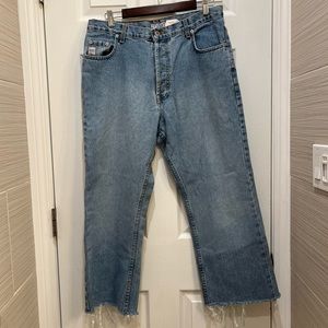 Vintage 90s ESPRIT Cropped Straight Leg Jeans 34